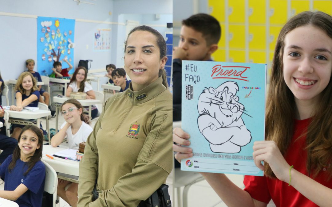 Colégio Catarinense e Polícia Militar de Santa Catarina retomam ações do Proerd