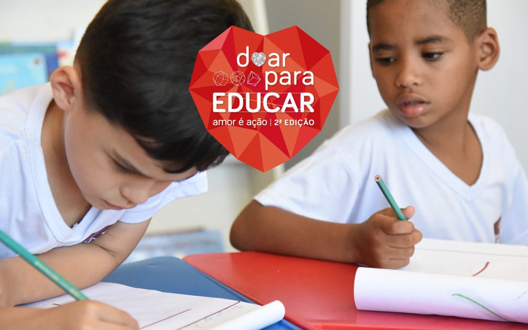 RJE arrecada materiais escolares em mais uma edição da campanha “Doar para Educar”