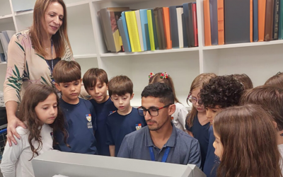 Alunos do 1º ano do Colégio São Luís refletem sobre valores para viver em harmonia