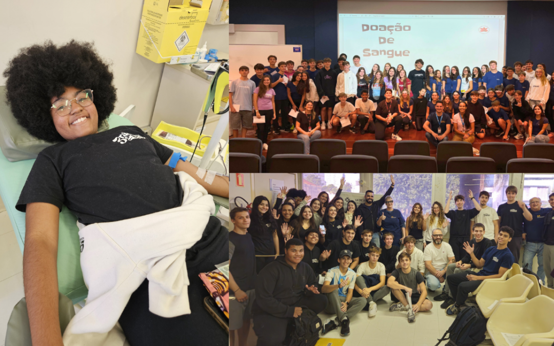 Colégios da RJE mobilizam comunidade educativa em campanhas de doação de sangue