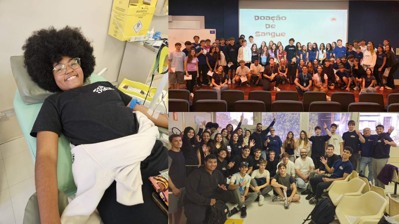 Colégios da RJE mobilizam comunidade educativa em campanhas de doação de sangue