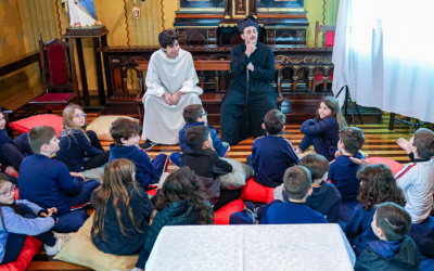 Atividade integra alunos do 3º ano e da 3ª série por meio de cartas a Santo Inácio