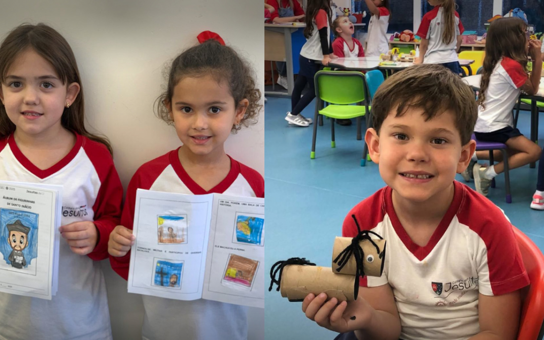 Crianças conhecem a vida e missão de Santo Inácio de Loyola