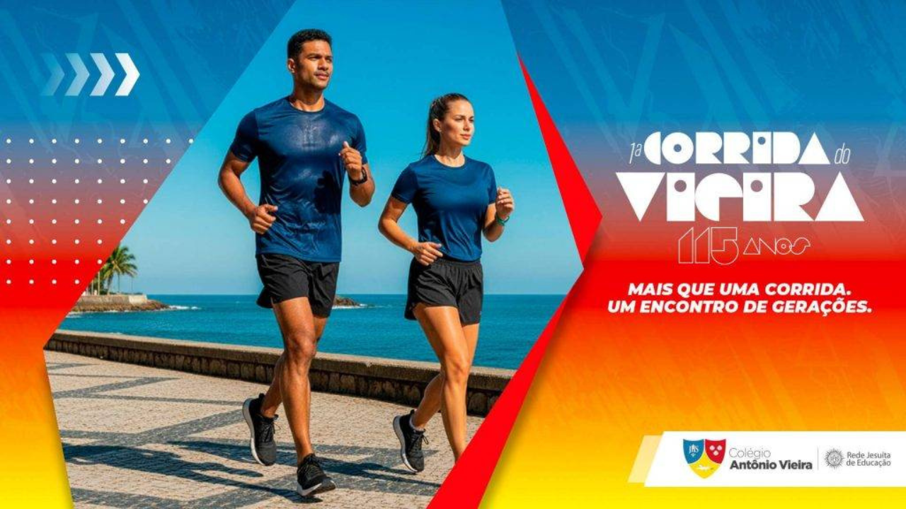 Corrida do Colégio Antônio Vieira arrecada kits escolares para estudantes em situação de vulnerabilidade