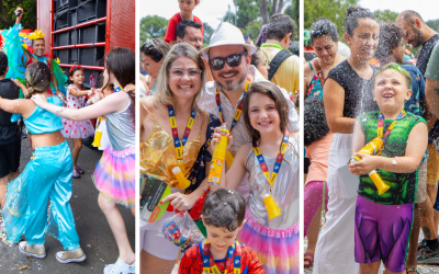 Sanfra participa do Bloco Maria Maluquinha e promove carnaval em família