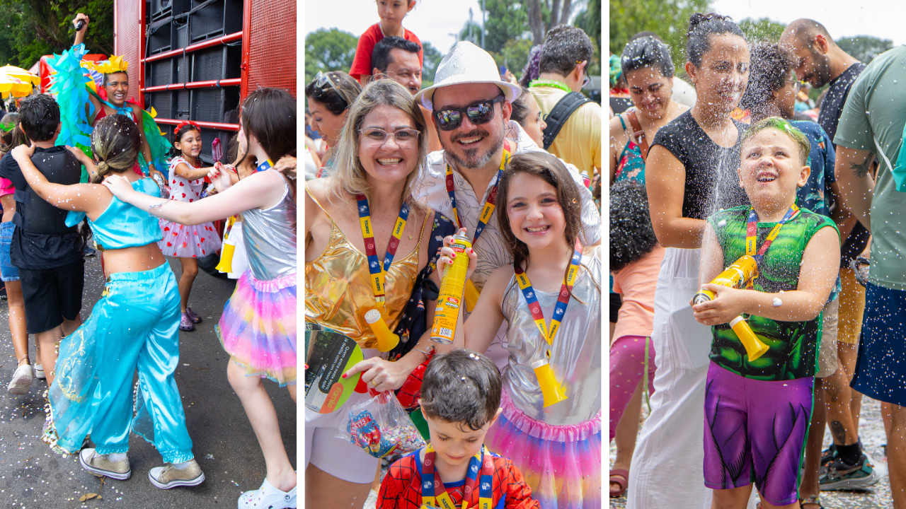 Sanfra participa do Bloco Maria Maluquinha e promove carnaval em família