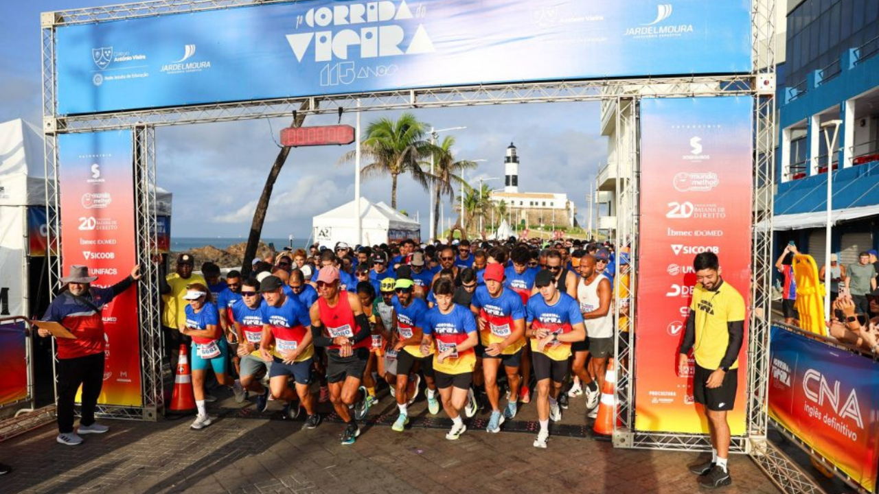 Corrida em comemoração aos 115 anos do Colégio Antônio Vieira reúne mais de 2 mil pessoas