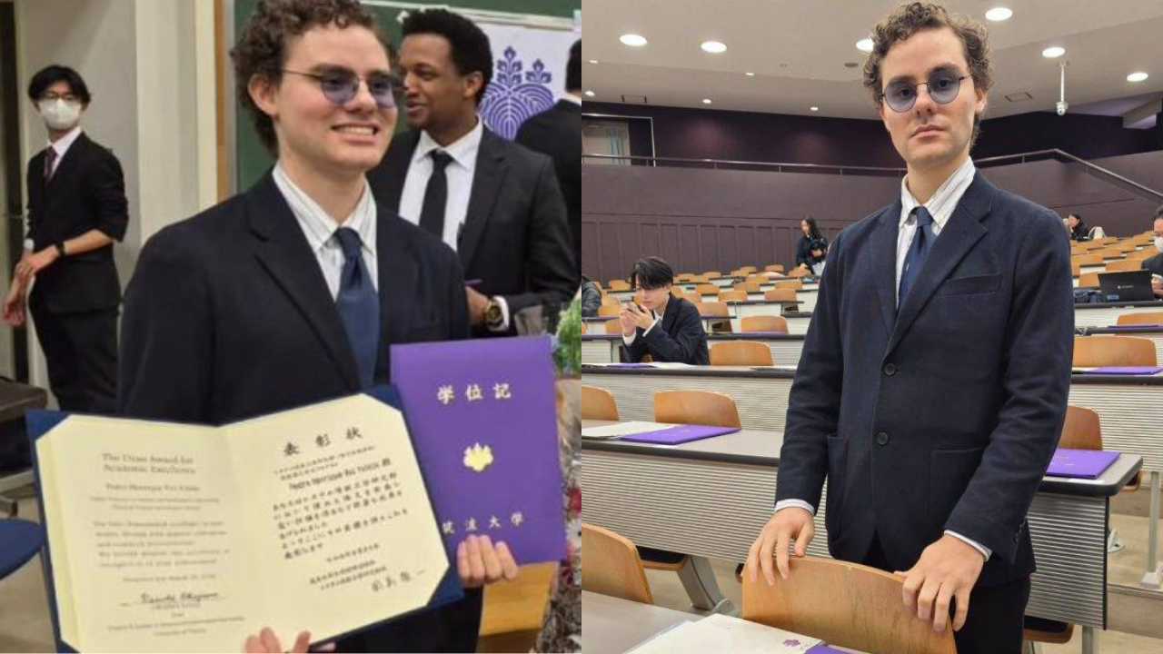 Ex-aluno do Colégio Antônio Vieira torna-se PhD no Japão
