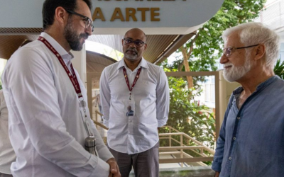 Educador português José Pacheco visita o Colégio Antônio Vieira e tem encontro com o diretor-presidente da RJE