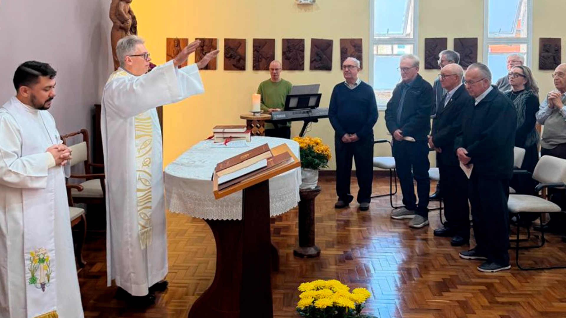 Comunidade do Colégio Anchieta (RS) celebra os 60 anos de vida religiosa de jesuítas