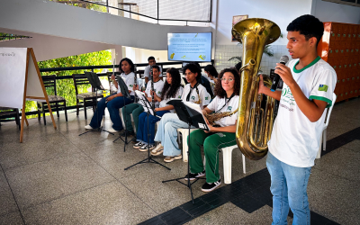 Estudantes da Esar desenvolvem projeto que une números e sons