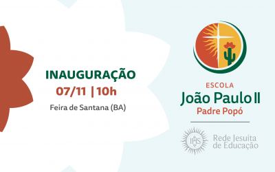 Escola João Paulo II – Padre Popó será oficialmente apresentada como integrante da Rede Jesuíta de Educação